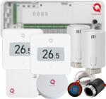 Quicksmart Automatizare mixtă încălzire în pardoseală și radiatoare pentru apartament, Kit 2 zone wireless Q30, Alb