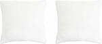 vidaXL Perna 2 pcs Alb 80 x 80 cm Fibra de bambus GartenMobel Dekor (42042039)