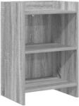 vidaXL Mese de noptiera Sonoma gri 40 x 30 x 60 cm Lemn prelucrat GartenMobel Dekor (8011005)