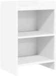 vidaXL Mese de noptiera Alb 40 x 30 x 60 cm Lemn prelucrat GartenMobel Dekor (8010995)