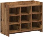 vidaXL Dulap pentru pantofi cu depozitare Lemn vechi 85 x 39, 5 x 70 cm GartenMobel Dekor (8011369) Pantofar