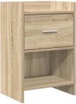 vidaXL Mese de noptiera Stejar Sonoma 40 x 30 x 60 cm Lemn prelucrat GartenMobel Dekor (8010983)