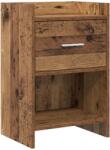 vidaXL Mese de noptiera Lemn vechi 40 x 30 x 60 cm Lemn prelucrat GartenMobel Dekor (8010991)