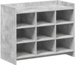 vidaXL Dulap pentru pantofi Gri Beton 85 x 39, 5 x 70 cm Lemn prelucrat GartenMobel Dekor (8011366) Pantofar