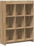 vidaXL Biblioteca Stejar artizanal 87, 5 x 30 x 111 cm Lemn prelucrat GartenMobel Dekor (8011298) Biblioteca