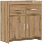 vidaXL Bufet Stejar Artizanal 75 x 36 x 80 cm Lemn prelucrat GartenMobel Dekor (8011122) Comoda