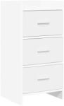 vidaXL Bufet Alb 40 x 36 x 80 cm Lemn prelucrat GartenMobel Dekor (8011059) Comoda