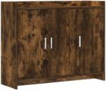 vidaXL Bufet Stejar fumuriu 98, 5 x 33 x 80 cm Lemn prelucrat GartenMobel Dekor (8011127) Comoda