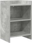 vidaXL Mese de noptiera Gri Beton 40 x 30 x 60 cm Lemn prelucrat GartenMobel Dekor (8011001)