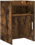 vidaXL Mese de noptiera Stejar fumuriu 40 x 36 x 60 cm Lemn prelucrat GartenMobel Dekor (8011043)