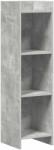 vidaXL Biblioteca Gri Concret 30 x 30 x 111 cm Lemn prelucrat GartenMobel Dekor (8011278) Biblioteca