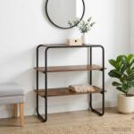 vidaXL Masa de consola Stejar fumuriu 80 x 41 x 75 cm Lemn prelucrat GartenMobel Dekor (8007535)