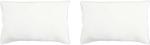 vidaXL Perna 2 pcs Alb 50 x 70 cm Fibra de bambus GartenMobel Dekor (42042032)