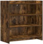 vidaXL Bufet Stejar fumuriu 75 x 36 x 80 cm Lemn prelucrat GartenMobel Dekor (8011111) Comoda