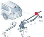 Volkswagen Lamela stergator ORIGINAL VW GROUP 3G9 955 427 E (3G9 955 427 E)