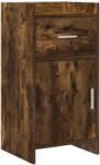 vidaXL Bufet Stejar fumuriu 40 x 36 x 80 cm Lemn prelucrat GartenMobel Dekor (8011087) Comoda