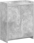 vidaXL Dulap pentru pantofi Gri Beton 73, 5 x 36 x 92 cm Lemn prelucrat GartenMobel Dekor (8011310) Pantofar