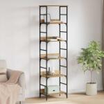 vidaXL Raft pentru carti Stejar Artizanal 50 x 33 x 188, 5 cm GartenMobel Dekor (882758) Biblioteca