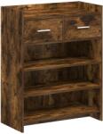 vidaXL Dulap pentru pantofi cu sertar Stejar fumuriu 73, 5 x 36 x 92 cm GartenMobel Dekor (8011327) Pantofar