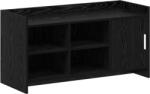 vidaXL Dulap pentru pantofi cu usa Stejar Negru 100 x 39, 5 x 51 cm GartenMobel Dekor (8011356) Pantofar