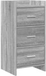 vidaXL Bufet Sonoma gri 40 x 36 x 80 cm Lemn prelucrat GartenMobel Dekor (8011064) Comoda