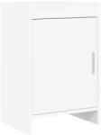vidaXL Mese de noptiera Alb 40 x 30 x 60 cm Lemn prelucrat GartenMobel Dekor (8011011)