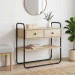 vidaXL Masa de consola Stejar Sonoma 80 x 40 x 75 cm Lemn prelucrat GartenMobel Dekor (8007546)