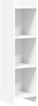 vidaXL Biblioteca Alb 30 x 30 x 111 cm Lemn prelucrat GartenMobel Dekor (8011275) Biblioteca
