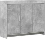 vidaXL Bufet Gri Beton 98, 5 x 33 x 80 cm Lemn prelucrat GartenMobel Dekor (8011126) Comoda
