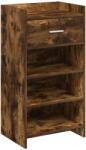 vidaXL Dulap pentru pantofi cu sertar Stejar fumuriu 48 x 36 x 92 cm GartenMobel Dekor (8011351) Pantofar