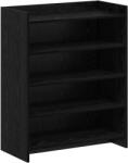 vidaXL Dulap pentru pantofi Stejar Negru 73, 5 x 36 x 92 cm GartenMobel Dekor (8011316) Pantofar
