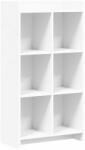 vidaXL Biblioteca Alb 59 x 30 x 111 cm Lemn prelucrat GartenMobel Dekor (8011283) Biblioteca
