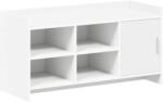 vidaXL Dulap pentru pantofi Alb 100 x 39, 5 x 51 cm Lemn prelucrat GartenMobel Dekor (8011355) Pantofar