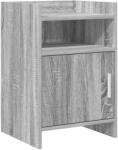 vidaXL Mese de noptiera Sonoma gri 40 x 36 x 60 cm Lemn prelucrat GartenMobel Dekor (8011045)