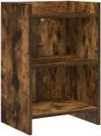 vidaXL Mese de noptiera Stejar fumuriu 40 x 30 x 60 cm Lemn prelucrat GartenMobel Dekor (8011003)