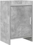 vidaXL Mese de noptiera Gri Beton 40 x 30 x 60 cm Lemn prelucrat GartenMobel Dekor (8011017)