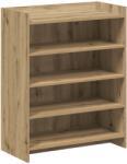vidaXL Dulap pentru pantofi Stejar Artizanal 73, 5 x 36 x 92 cm GartenMobel Dekor (8011322) Pantofar