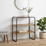 vidaXL Masa de consola Stejar Artizanal 100 x 41 x 75 cm GartenMobel Dekor (8007544)