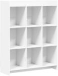 vidaXL Biblioteca Alb 87, 5 x 30 x 111 cm Lemn prelucrat GartenMobel Dekor (8011291) Biblioteca