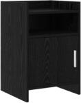 vidaXL Mese de noptiera Stejar Negru 40 x 36 x 60 cm Lemn prelucrat GartenMobel Dekor (8011037)