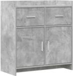 vidaXL Bufet Gri Beton 75 x 36 x 80 cm Lemn prelucrat GartenMobel Dekor (8011118) Comoda