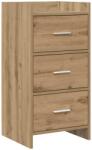 vidaXL Bufet Stejar Artizanal 40 x 36 x 80 cm Lemn prelucrat GartenMobel Dekor (8011066) Comoda