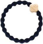 By Eloise London Metallic Gold Quatrefoil Elastice de păr pentru femei culoare Navy
