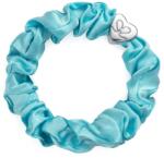 By Eloise London Silk Scrunchie Silver Heart Elastice de păr pentru femei culoare Turquoise