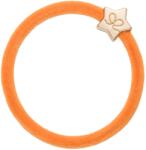 By Eloise London Velvet Gold Star Elastice de păr culoare Clementine Orange