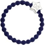 By Eloise London Silver Star Elastice de păr pentru femei culoare Navy Blue