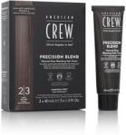 American Crew CLASSIC: PRECISION BLEND Natural Gray Coverage 2-3 Dark 3 x 40 ml