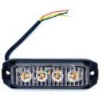 AUTOLIFE 18080 4LED-es stroboszkóp FEHÉR - E jel - 12-24V (18080)