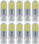 Autolife SMD-T10-3024SMD 10db-os SZILIKON - fehér - 12V CANBUS (19063) - aruhaz