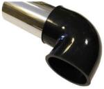 AUTOLIFE Alu könyök fekete 76mm LG-JL-6031 (4337BK)